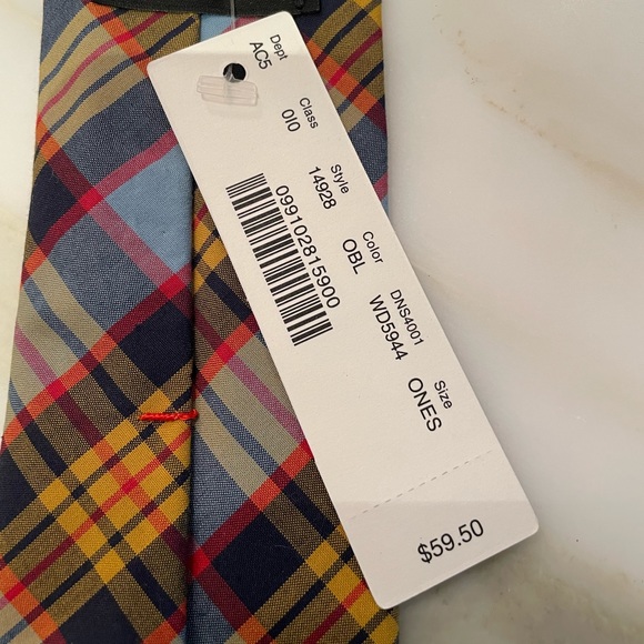 NWT J Crew Plaid Tie - Picture 2 of 3